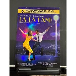 La La Land DVD Ryan Gosling Emma Stone 6 Academy Awards Musical Movie